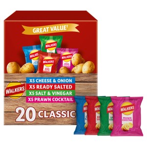 Walkers Classic Variety Pack 20pk