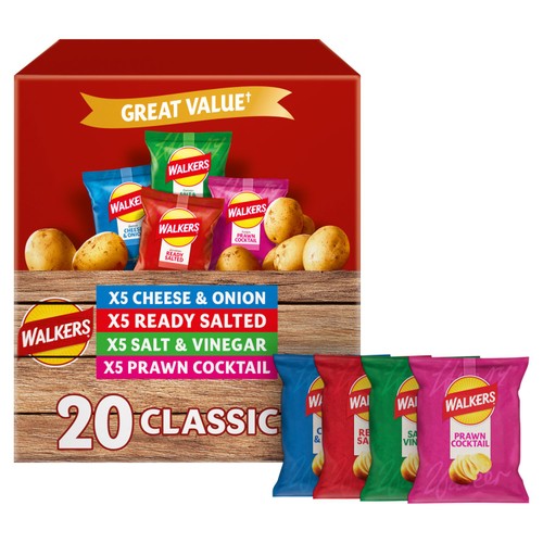 Walkers Classic Variety Multipack Crisps