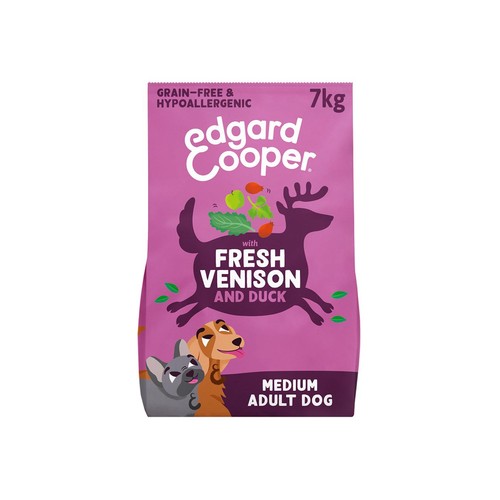 Edgard & Cooper Adult Grain Free Dry Dog Food with Venison & Free-Run Duck