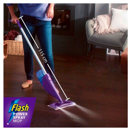 Flash Power Mop Washable Starter Kit, All-In-One Mopping System