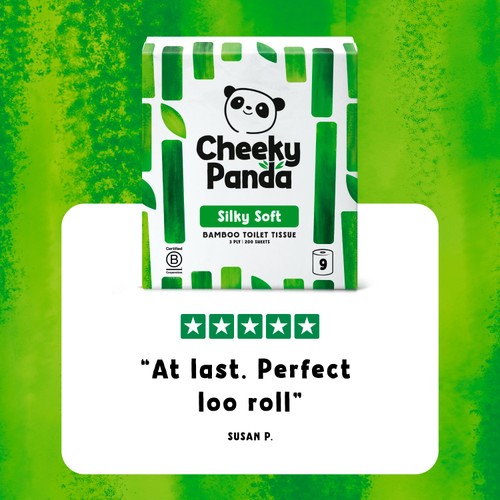 Cheeky Panda Natural Bamboo Toilet Tissue