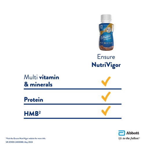 Ensure NutriVigor, Chocolate Flavour Nutritional Ready to Drink Shake