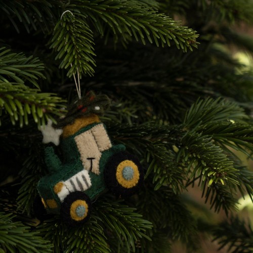 Daylesford Tractor Christmas Decoration