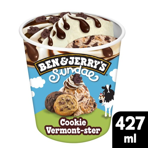 Ben & Jerry's Sundae Cookie Vermonster Ice Cream Tub Dessert