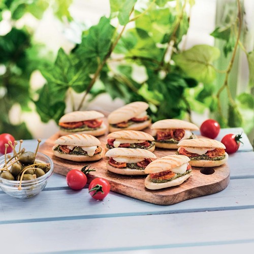 Picard Tomato, Pesto & Mozzarella Mini Paninis