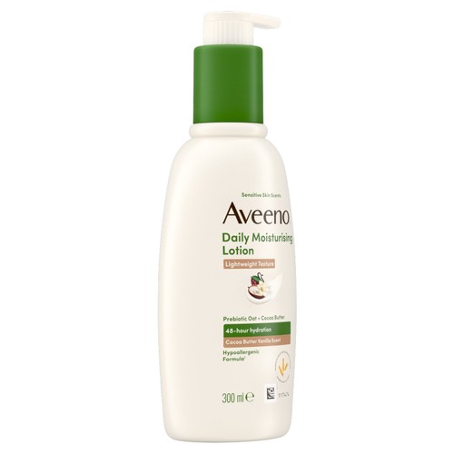 Aveeno Daily Moisturising Lotion with Cocoa Butter and Vanilla Scent