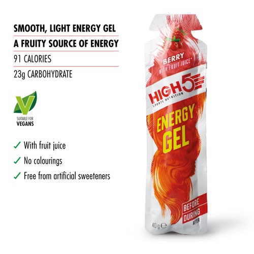 HIGH5 Energy Gel Berry 40g