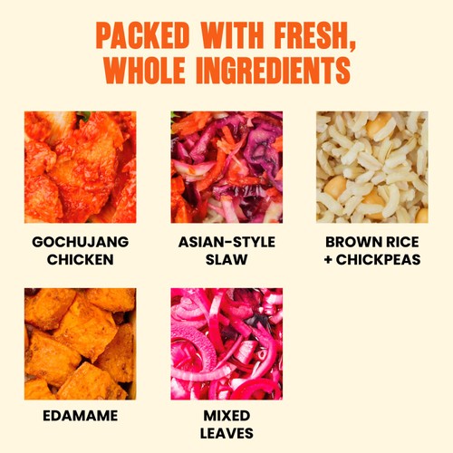 Pollen + Grace Chilli Chicken + Slaw Salad Bowl