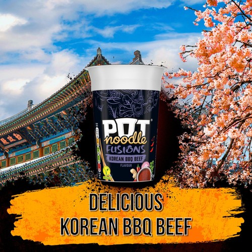 Pot Noodle Fusion Korean BBQ Beef
