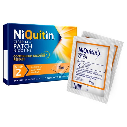 NiQuitin CQ 14mg Clear Patch, Step 2