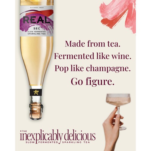 REAL Sec Slow Fermented Sparkling Tea