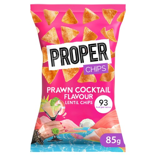 PROPERCHIPS Prawn Cocktail Lentil Chips