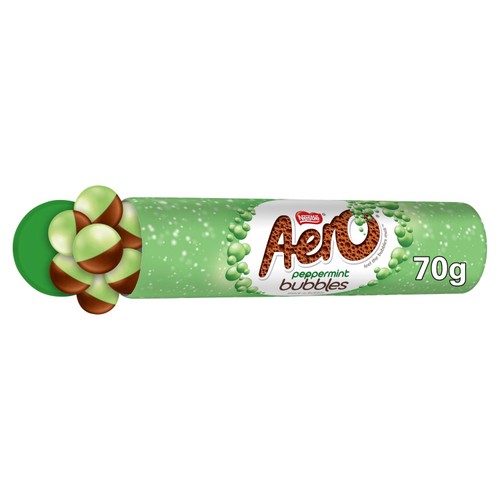 Aero Bubbles Peppermint Mint Chocolate Tube