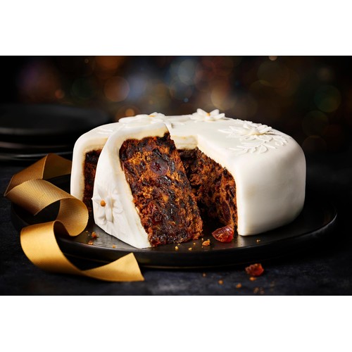 M&S Perfectly Matured Iced Fruit Cake