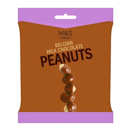 M&S Belgian Milk Chocolate Peanuts