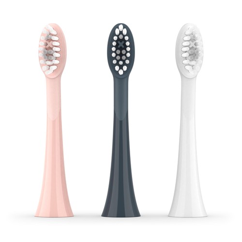 Ordo Sonic Toothbrush Heads Refills White/Silver