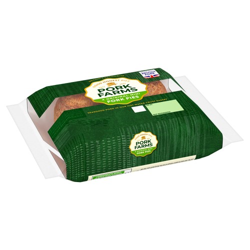 Pork Farms Mini Pork Pie 4pk