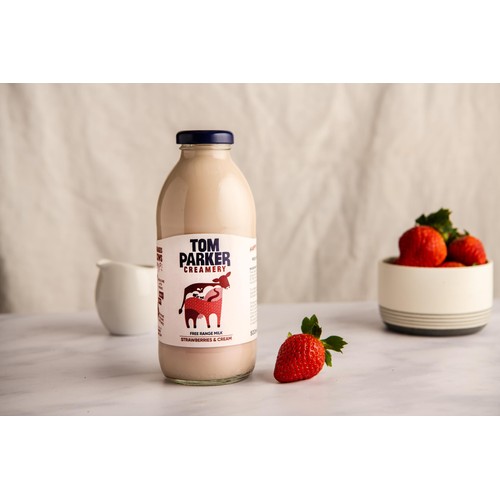 Tom Parker Creamery Strawberries & Cream Flavoured Milk