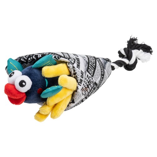 House of Paws Fish & Chips Dog Toy
