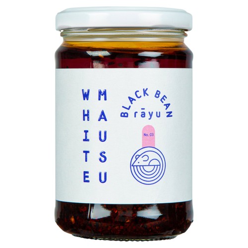 White Mausu Black Bean Rayu Chilli Oil