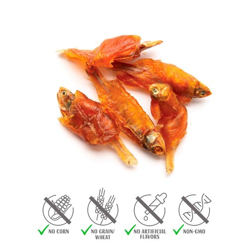 Catit Nibbly Wraps Chicken & Fish Cat Treat