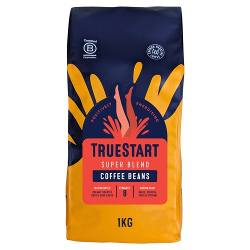 TrueStart Super Blend Coffee Beans, 1kg
