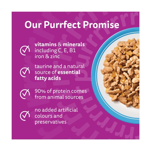 Whiskas 1+ Adult Wet Cat Food Pouches Fish Favourites in Jelly