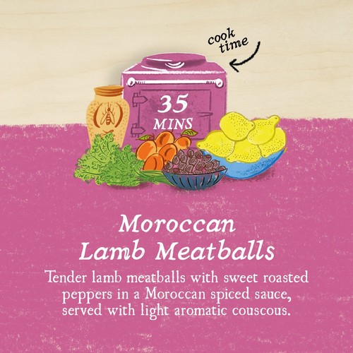 Charlie Bigham's Moroccan Lamb Meatballs & Cous Cous