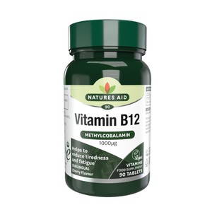 Natures Aid Vitamin B12 Supplement Tablets 1000ug 