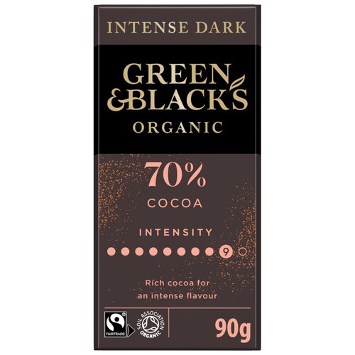 Green & Black's 70% Organic Dark Chocolate Bar