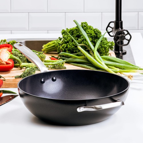 GreenPan Copenhagen Aluminium Non-Stick 30cm, 4.8L Wok