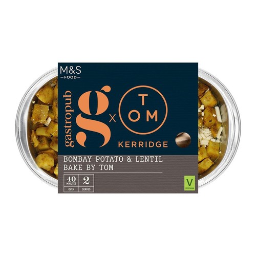 M&S Gastropub Bombay Potato & Lentil Bake by Tom Serves 2
