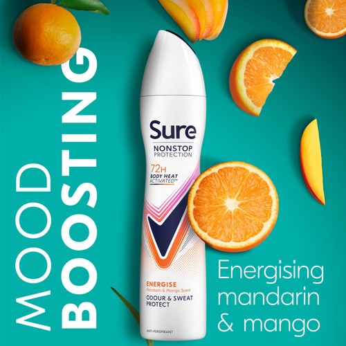 Sure Women 72hr Nonstop Protection Energise Anti-Perspirant Deodorant