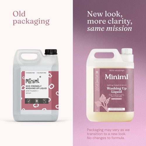 Miniml Washing Up Liquid - Rhubarb & Lemon