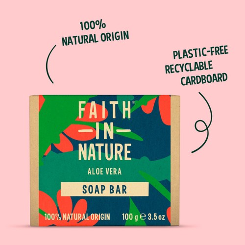 Faith in Nature Aloe Vera Pure Hand Made Soap Bar