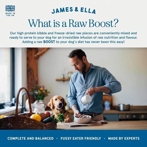 James & Ella Kibble + Freeze Dried Raw Beef Dog Food