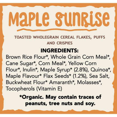 Natures Path Organic Gluten Free Maple Sunrise