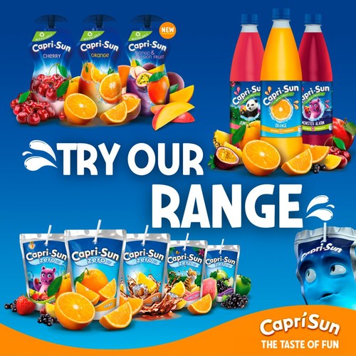 Capri Sun Tropical Party Pack Kids Juice Drink