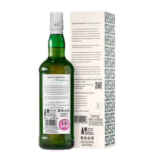 Laphroaig 10 Year Old Islay Single Malt Scotch Whisky