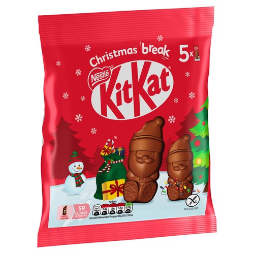 KitKat Mini Milk Chocolate Santas