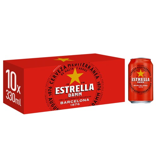Estrella Damm Premium Spanish Lager Beer Cans