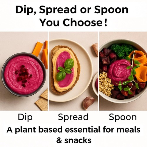 The Happy Pear Sweet Beet Hummus