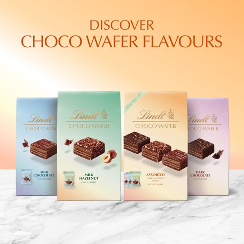 Lindt Choc Wafer Assorted Chocolate Sharing Box