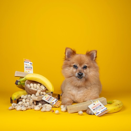 Yakers Peanut Butter & Banana Medium Dog Chew