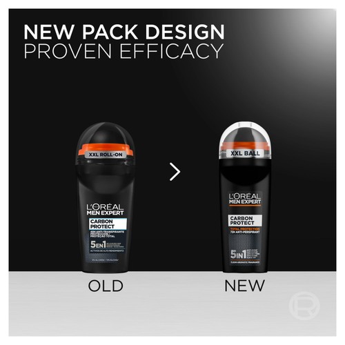 L'Oreal Men Expert Roll On Anti-Perspirant Deodorant Carbon Protect