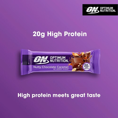 Optimum Nutrition Nutty Chocolate Caramel Protein Bar