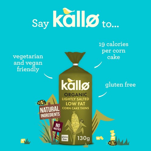 Kallo Lightly Salted Corn Cakes