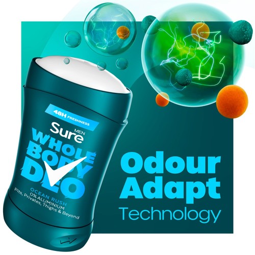 Sure Men Whole Body Ocean Rush Deodorant Stick
