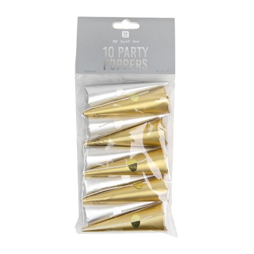 Talking Tables Gold & Silver Party Poppers