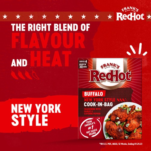 Frank's RedHot Buffalo New York Style Cook-In-Bag
